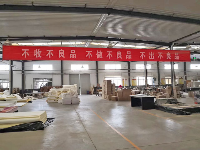 华宇家具使用永强设备现场